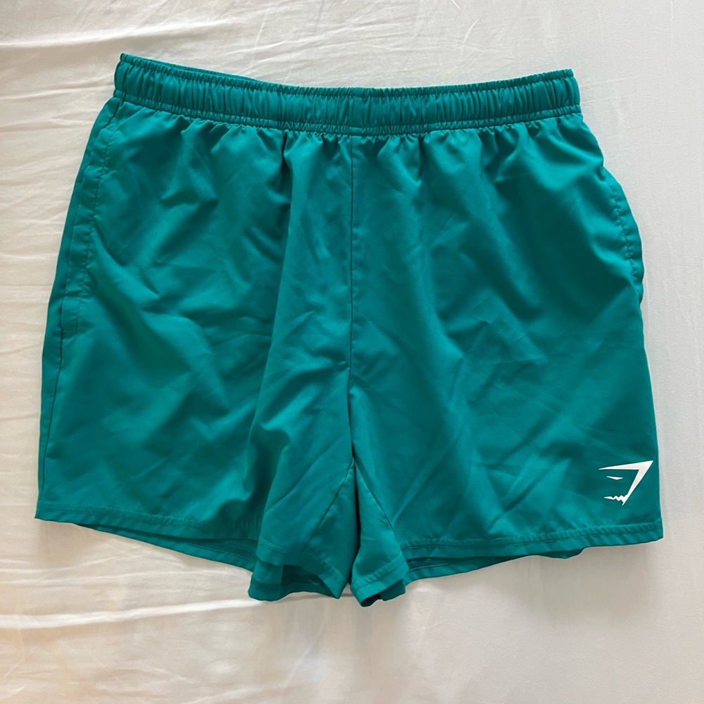 Gymshark Arrival Shorts, 5 in, Medium, Teal